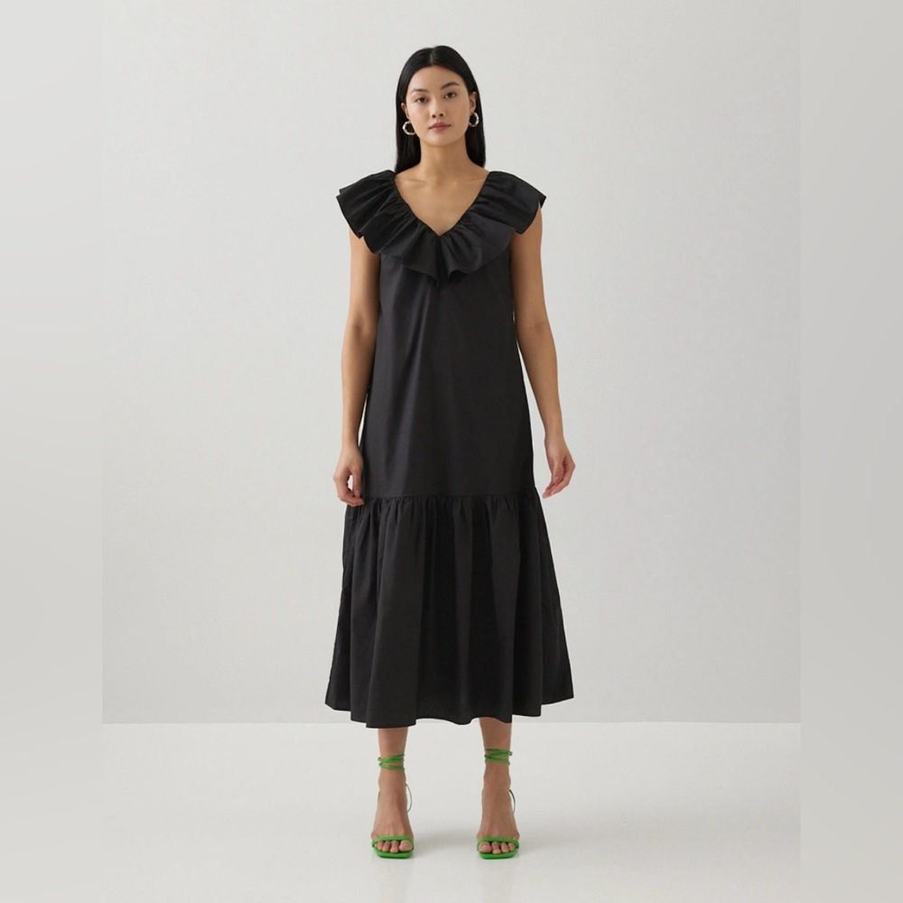 Love, Bonito Veena Tiered Cotton Ruffle Dress🖤